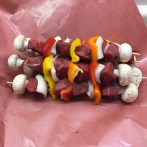 Beef and Vegetable Kabobs