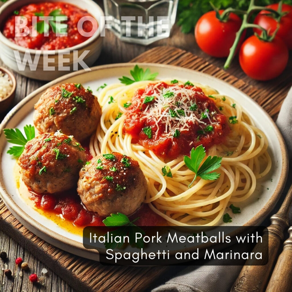 Italian Pork Meatballs