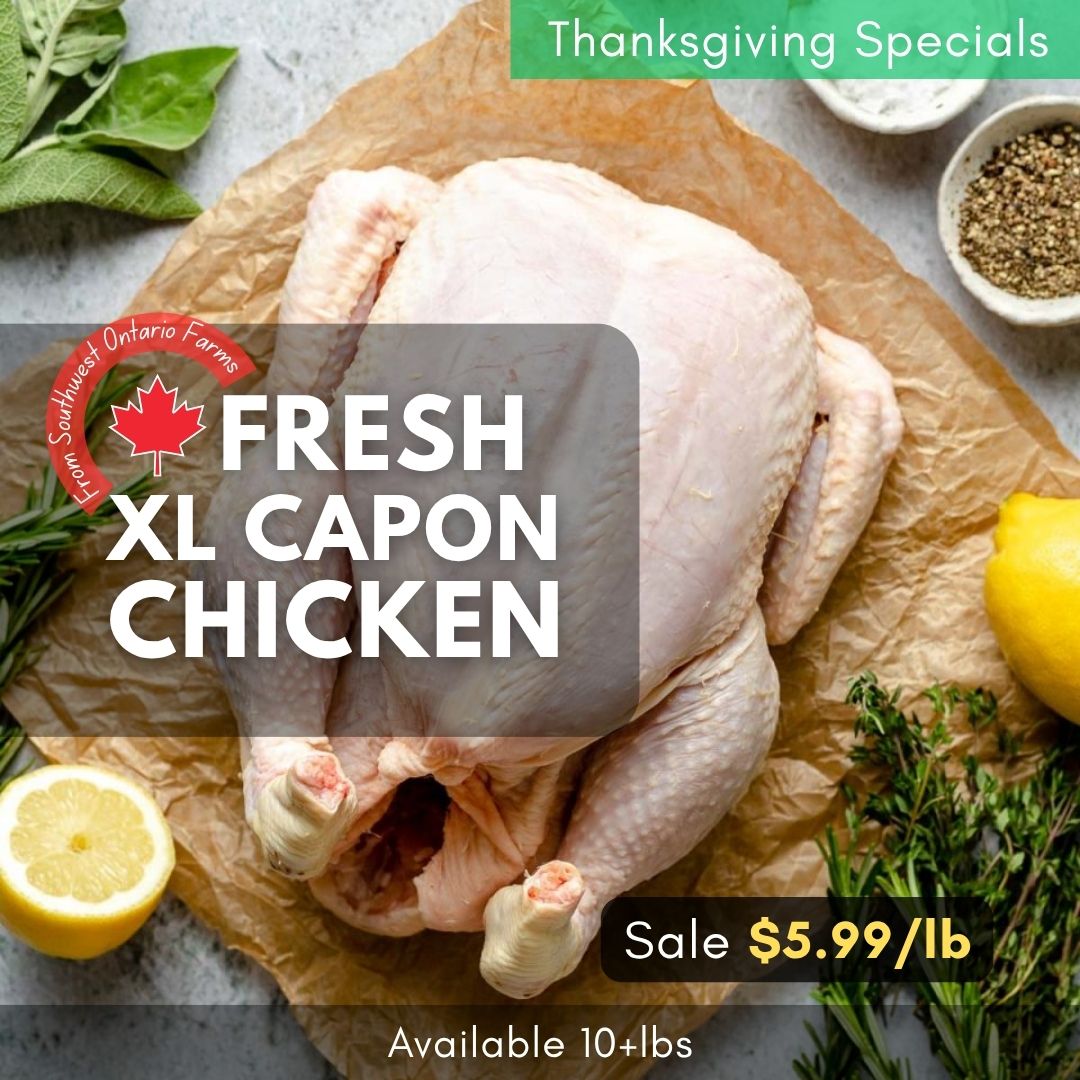 Fresh XL Capon Chicken 9 2